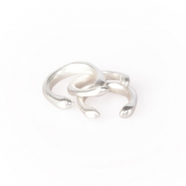 ring - Mwezi rings silver plated by Made Kenya