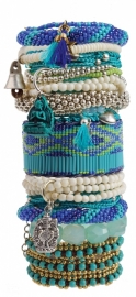 armband - Anju White Buddha charm bracelet