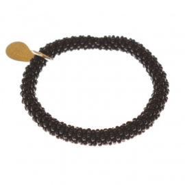 armband - Twist smokey bracelet