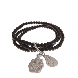 armband - Anju Glass Buddha charm bracelet