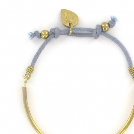 Kakumbo Cord Bracelet grey by Made Kenya