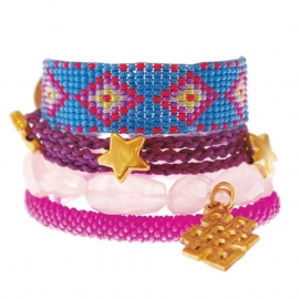 armband - Ollin Cyan Aztec bracelet