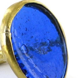 ring - Nthongo ring blue by Made Kenya