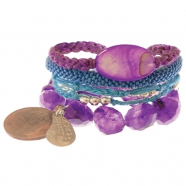 armband - Glare Purple bracelet