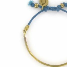 armband - Kakumbo Cord Bracelet blue by Made Kenya