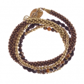 armband - Superwrap Brown bracelet
