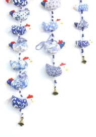 chicken string blauw-wit