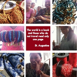 armband - Anju Copper Buddha charm bracelet