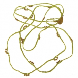 ketting - Flyn lime necklace