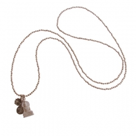ketting met hanger - Anju Silver Buddha charm necklace