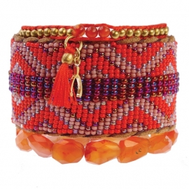 armband - All sunset bracelet carneool