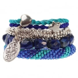 armband - Wish on a star cobalt bracelet