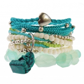 armband - Glaze turquoise bracelet