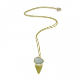 collier - Yetho pendant grey by Made Kenya