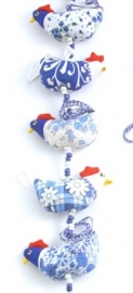 chicken string blauw-wit