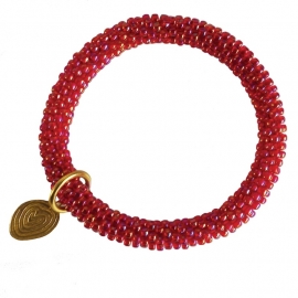 armband - Twist rainbow ruby bracelet