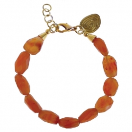 armband - All sunset bracelet carneool