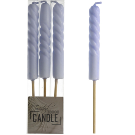 Torch candle I lila I wax