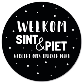 Muurcirkel welkom Sint & Piet