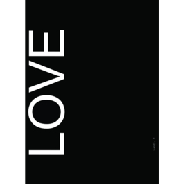 poster forex I love I zwart