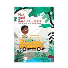 Makii Turbo Grote Kleurplaat 'Jungle'