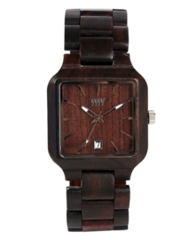 WeWood horloge `Metis chocolate`