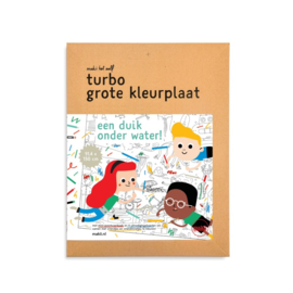 Makii Turbo Grote Kleurplaat 'Water'