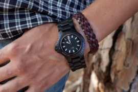 WeWood horloge `Date black`