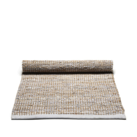 Rug Solid Jute Vloerkleed Smooth Grey / div. afmetingen