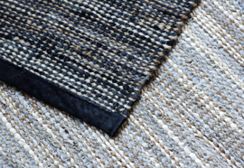 Rug Solid Jute Vloerkleed Smooth Grey / div. afmetingen