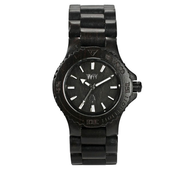 WeWood horloge `Date black`