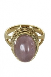 Ring met paars/roze steen