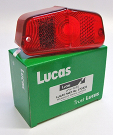 Lucas L564 achterlicht glaasje.