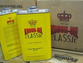 Kroon SAE30 olie in  blik , 1 liter