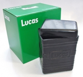 Lucas accu bak voor engelse motoren , rubber (PU7D).