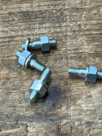 4 olie sump plaat draadeindjes BSA , 31-222