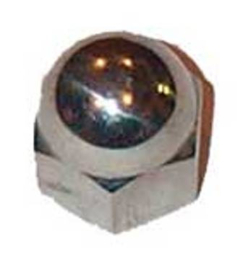 2 Dop moeren ,Triumph T140 olieleiding , 21-0550