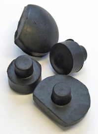 Set Triumph zadel rubbers , 1866/70 ,  82-4898,82-7875