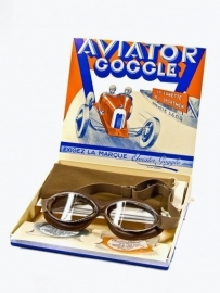 Aviator 4602 zwart leer.