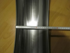 Hardtail 160 mm spatbord in dik aluminium  , RFA160 1000 alu.