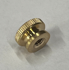 2x Spark Plug Brass Thumb Nut M4 Thread