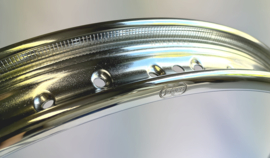 Chrome Wheel Rim 8" Single Sided Hubs , (BSA)