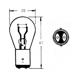 Lamp BAY15D