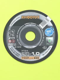 RHODIUS doorslijpschijf voor aluminium . Rhodius XT24