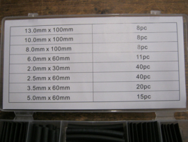 assortimentsdoosje  krimpkousjes 150-delig
