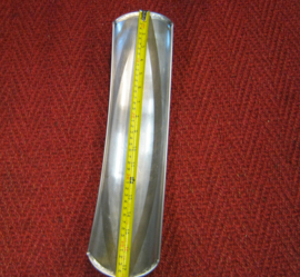 Semi kort voorspatbord aluminium , 105 mm /480 mm , FFA105480