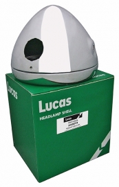 koplamp huis 7 inch Lucas met gat voor ampere meter.