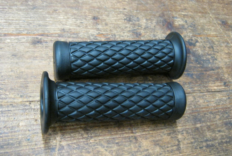Shipley Evenement Annoteren Handvat rubbers voor 1 inch stuur , zwart/ruit | Handvat rubbers | jvmotors