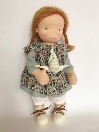 True - a 16''/42 cm tall Handmade Waldorf Doll