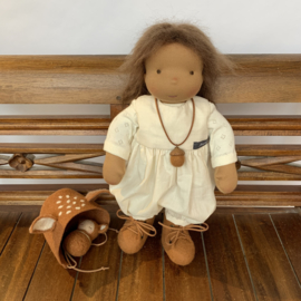 Deer Doll Cinnamon - Brown hair - a 14''/35 cm tall